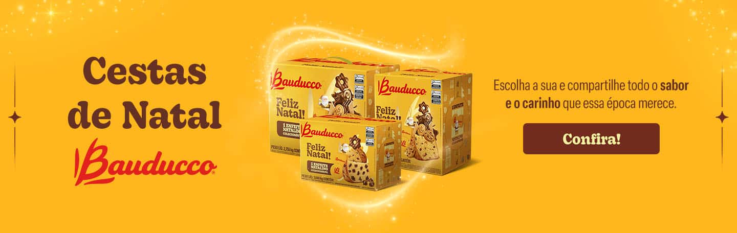 Cestas de Natal Bauducco - Escolha a sua